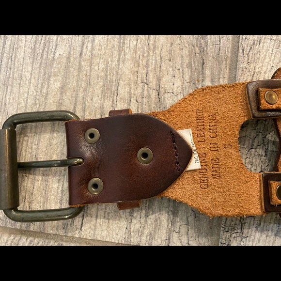 Weaved Genuine Leather Waist Belt - Picture 7 of 9